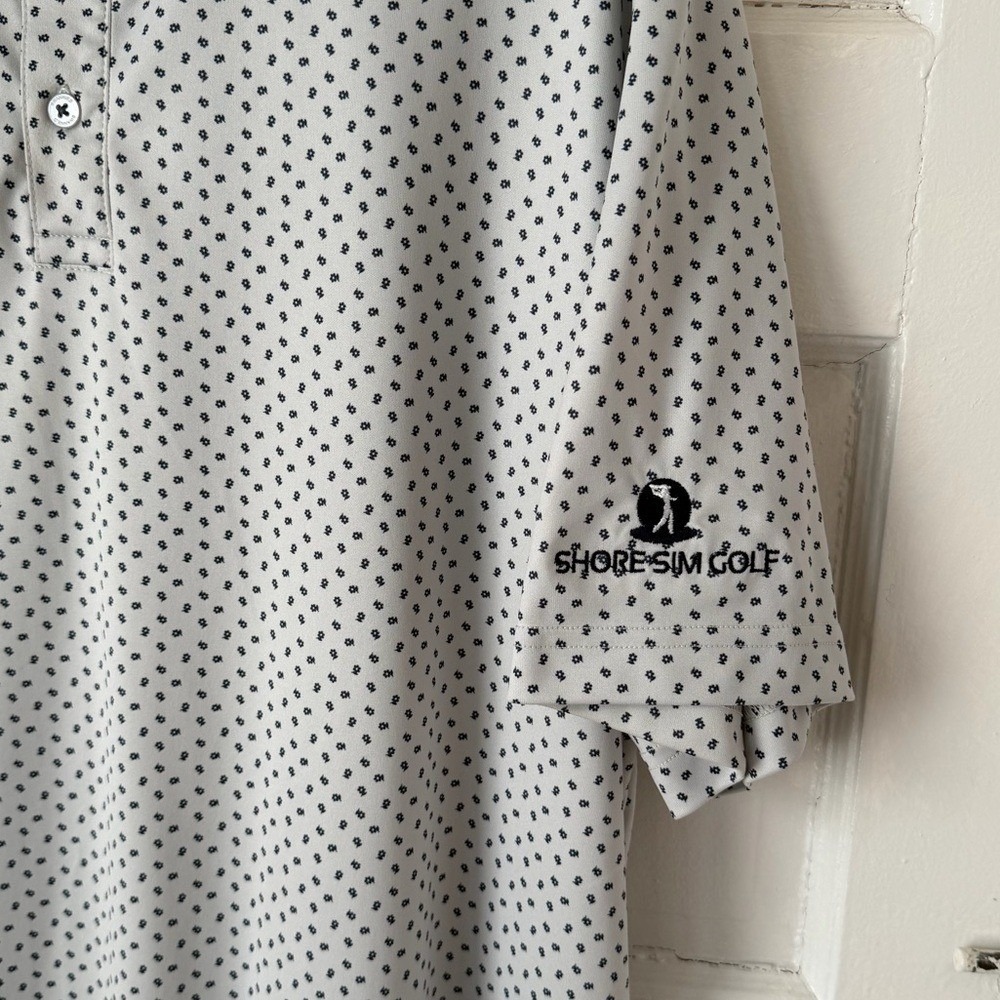 Swannies Performance Golf Polo Shirt Short Sleeve Breathable Floral Print‎ XXL - Picture 8 of 15